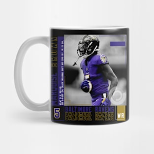 Marquise Brown Paper Poster Mug